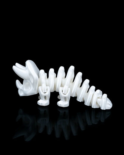 Tricera-Charm – The Three-Horned Flexi Fossil - Fusion Layer 3D