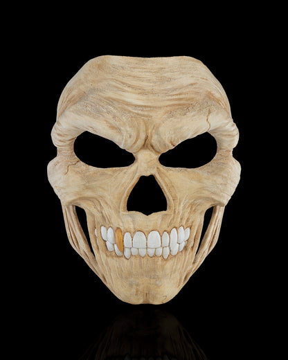 Vile Skull Halloween Mask – Creepy Skeleton Face Mask | 3D Printed Horror Cosplay Prop | Scary Skull Costume (3 Sizes)