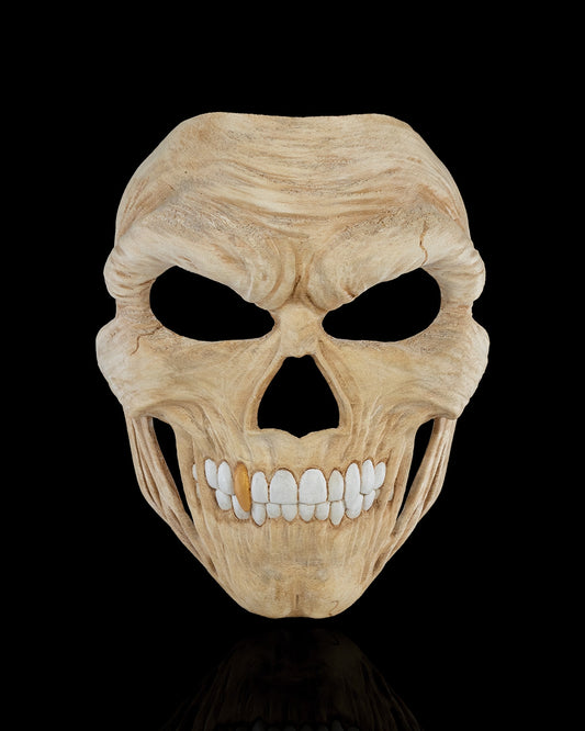 Vile Skull Halloween Mask – Creepy Skeleton Face Mask | 3D Printed Horror Cosplay Prop | Scary Skull Costume (3 Sizes)