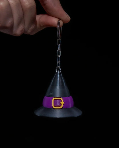 Witch Hat Fidget Keychain – Enchantingly Fun! - Fusion Layer 3D