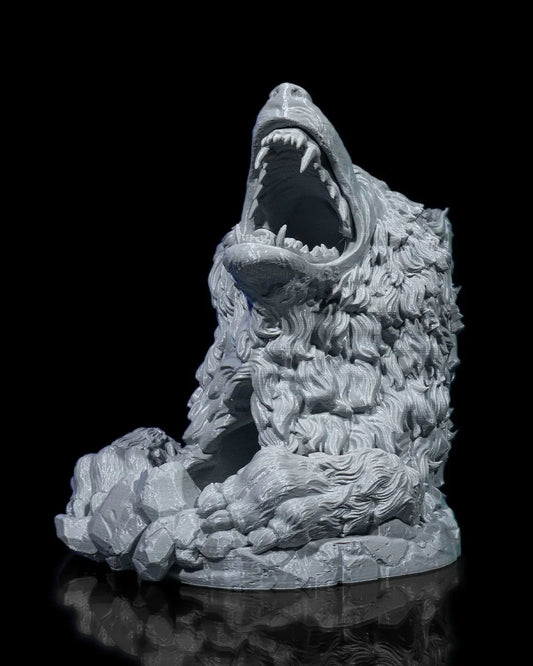 Wolf’s Head Dice Tower – Fierce Form, Flawless Rolls - Fusion Layer 3D