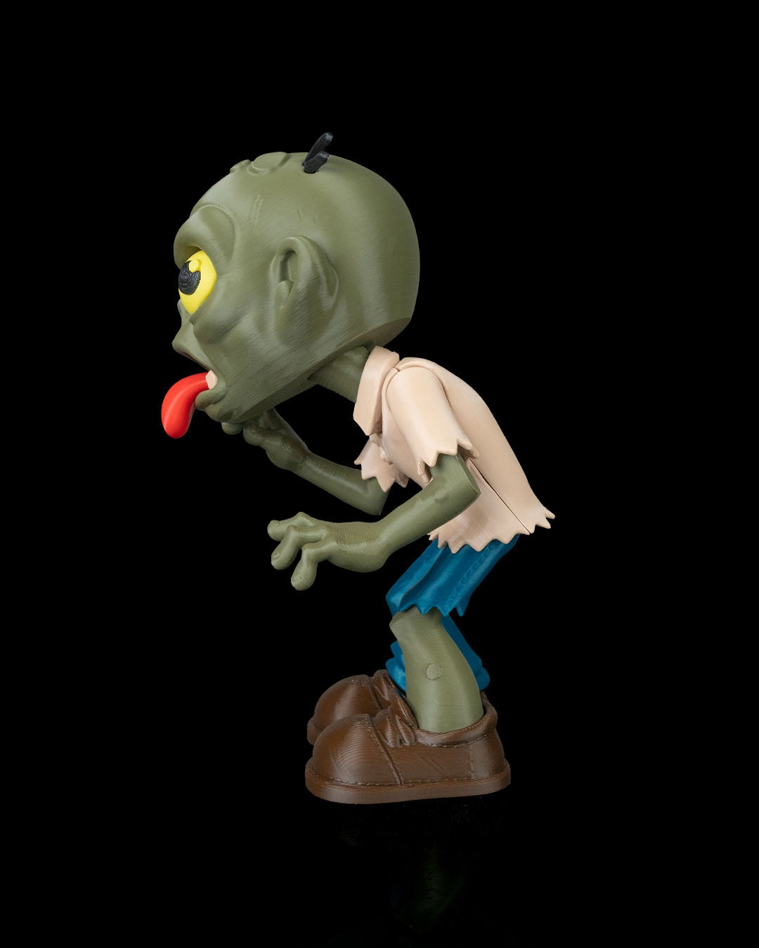 Zomblergh Zombie – Creepy Keepers Halloween Figure |  3D Printed Horror Toy | Creepy-Cute Spooky Collectible