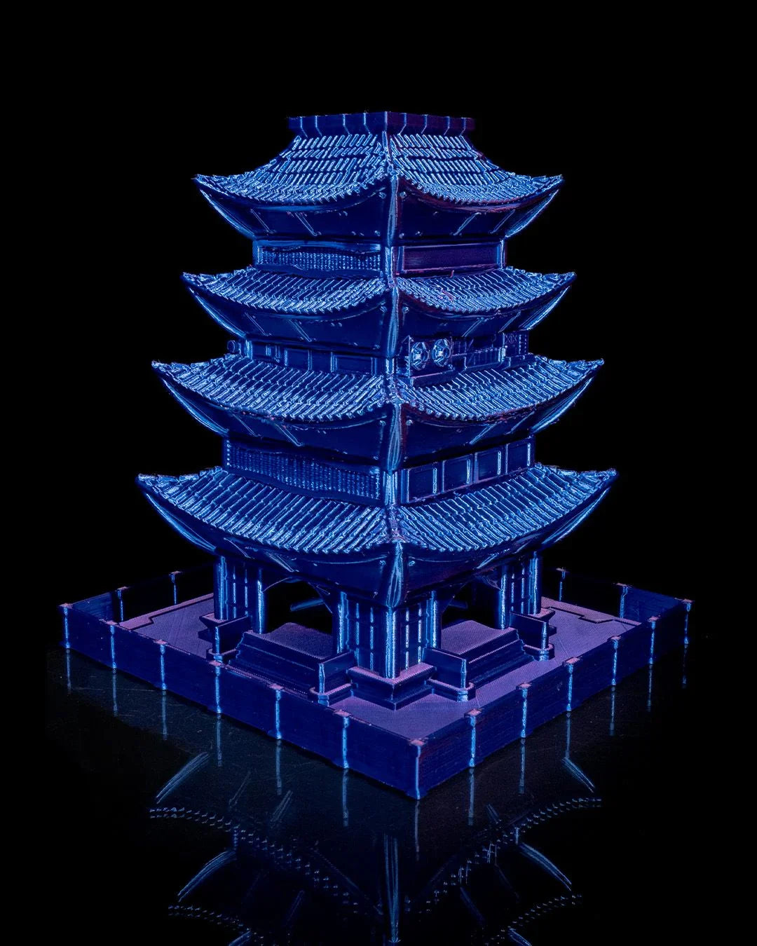 Dystopian Asia Dice Tower - Fusion Layer 3D