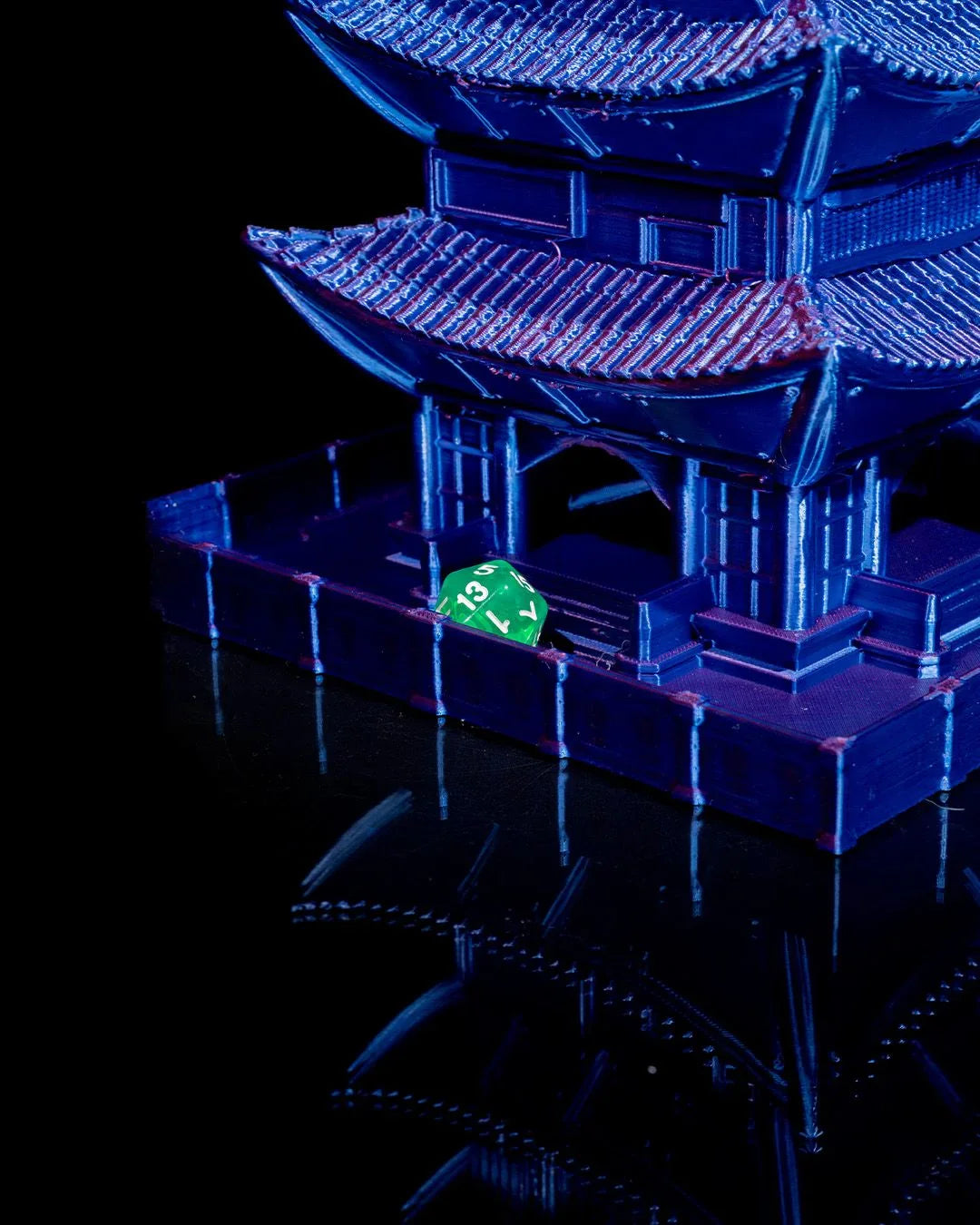 Dystopian Asia Dice Tower - Fusion Layer 3D