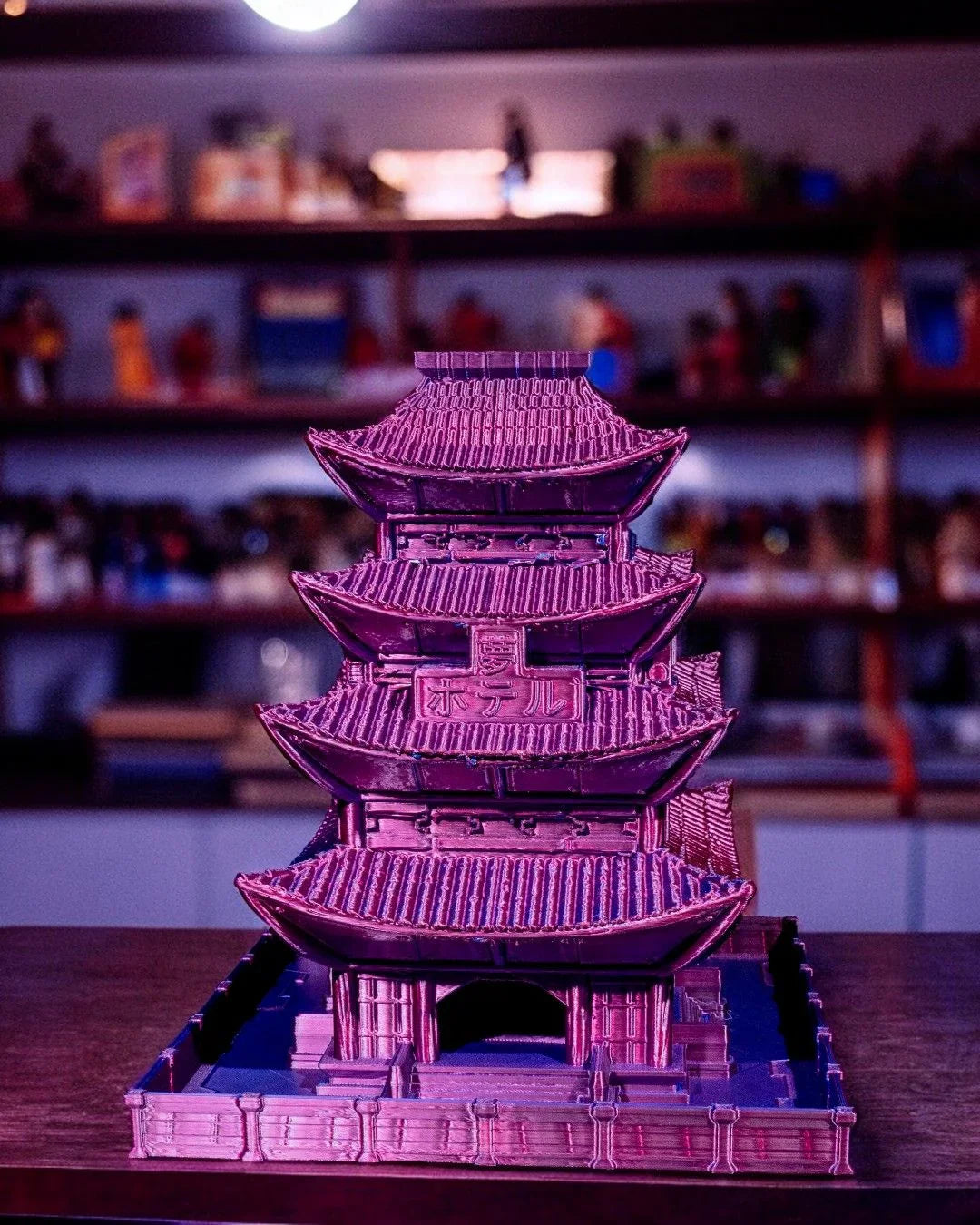 Dystopian Asia Dice Tower - Fusion Layer 3D