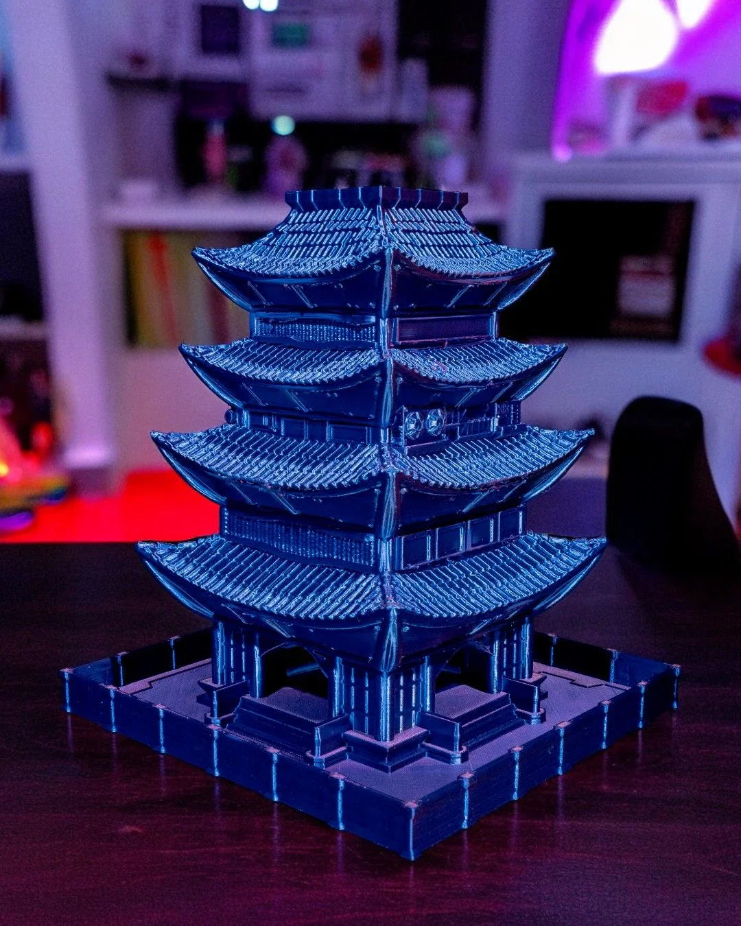 Dystopian Asia Dice Tower - Fusion Layer 3D