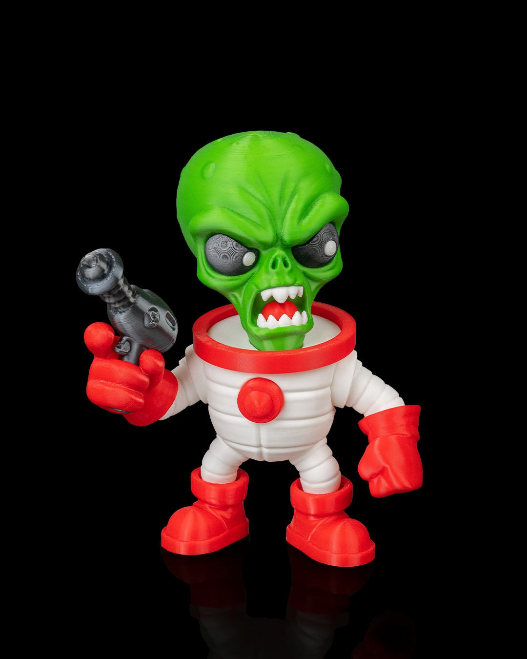 alien ranger – creepy keepers halloween figure | 3d printed alien toy | sci fi horror spooky collectible décor