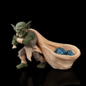 goblin dice holder – 3d printed rpg dice storage figurine | fantasy dice keeper for dungeons & dragons, pathfinder & ttrpgs