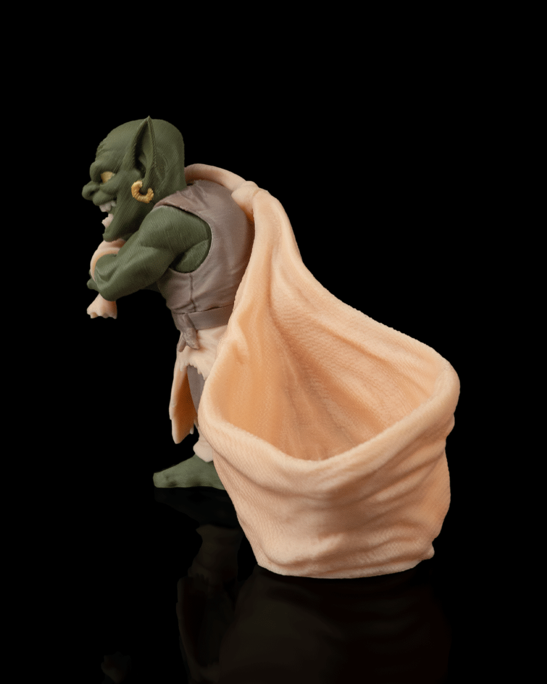 goblin dice holder – 3d printed rpg dice storage figurine | fantasy dice keeper for dungeons & dragons, pathfinder & ttrpgs