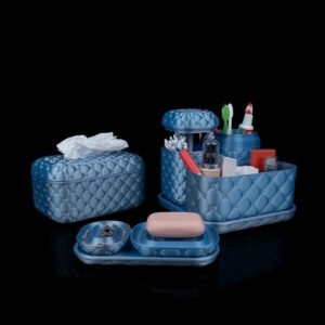 Bain de Luxe – Soft-Textured Bath Organizers with Classic Elegance - Fusion Layer 3D
