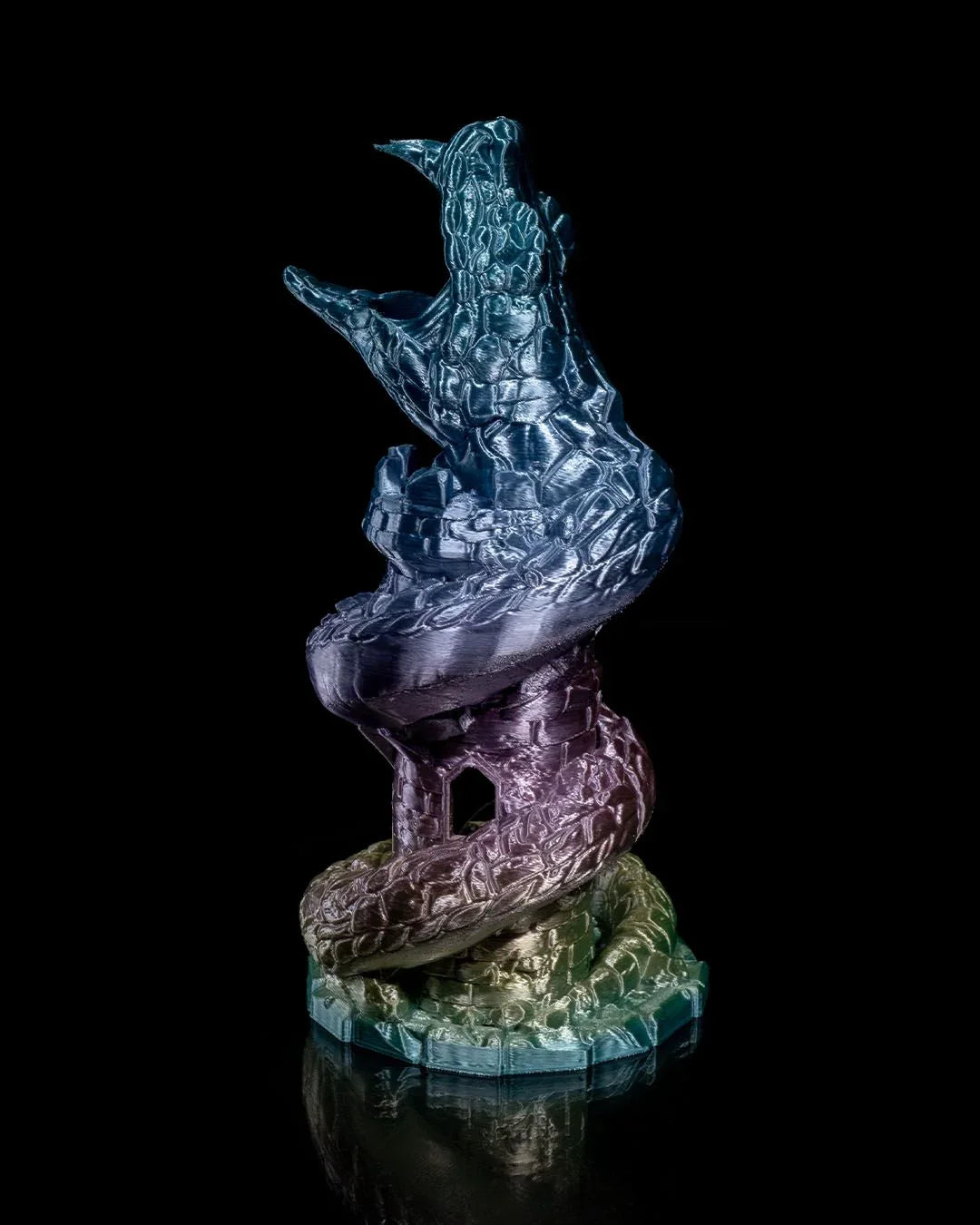 Basilisk Dice Tower – Roll with Deadly Precision - Fusion Layer 3D