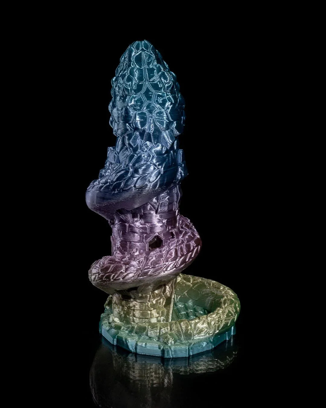 Basilisk Dice Tower – Roll with Deadly Precision - Fusion Layer 3D