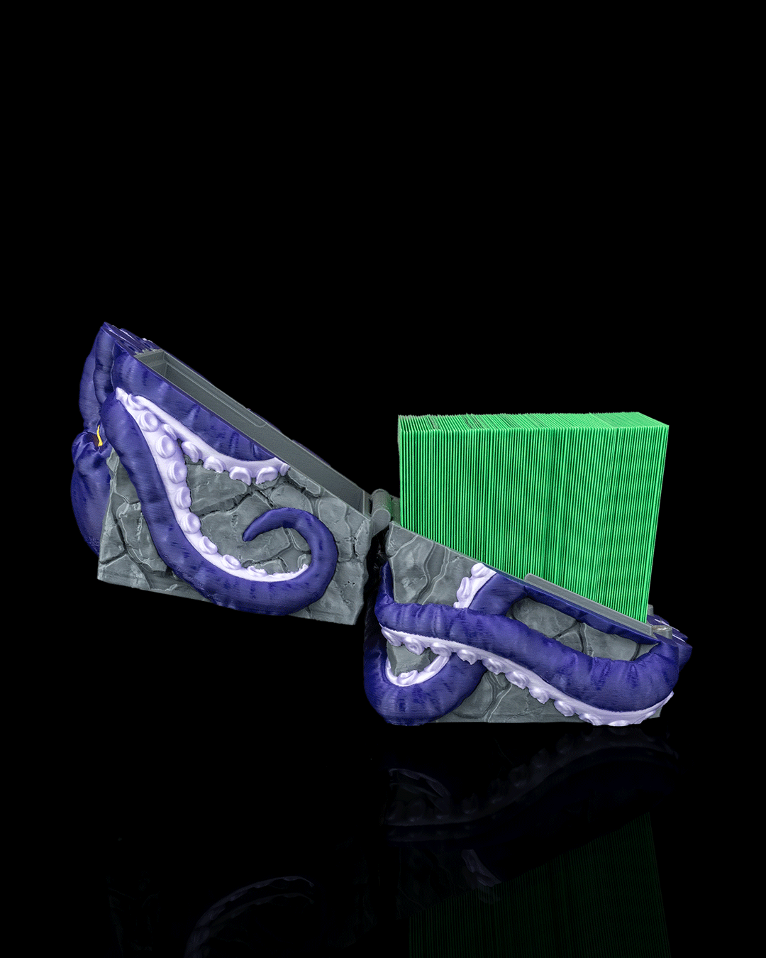cthulhu tentacle guardian deck box – 3d printed fantasy card storage | lovecraft tcg box for magic, pokémon & yu gi oh!