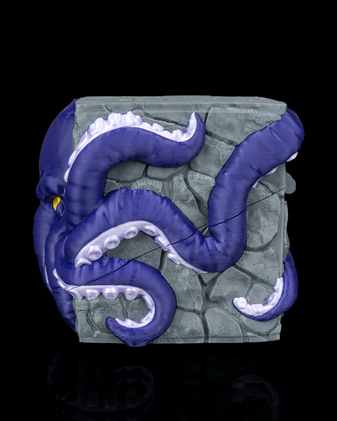 cthulhu tentacle guardian deck box – 3d printed fantasy card storage | lovecraft tcg box for magic, pokémon & yu gi oh!