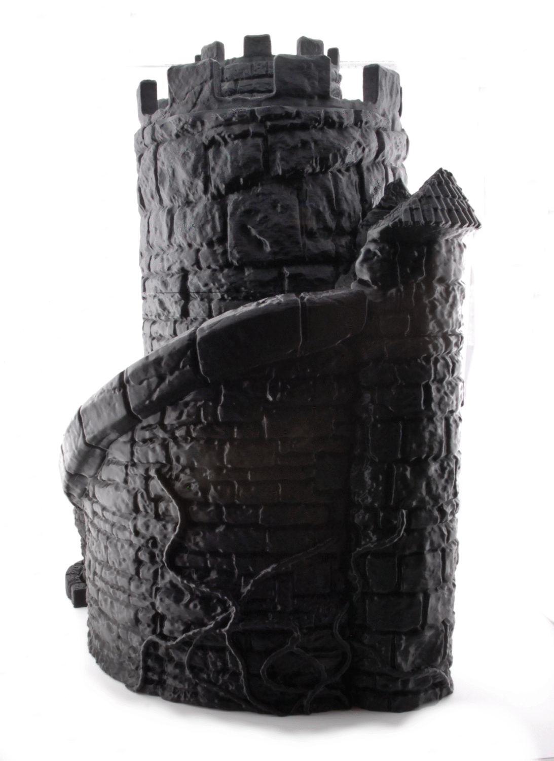 dragon’s keep dice tower & wine dispenser – 3d printed rpg dice roller & beverage holder | fantasy dragon tower for epic game nights