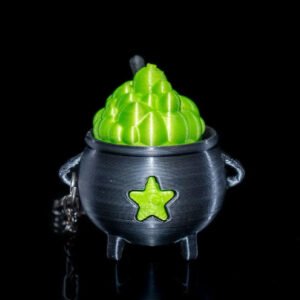Mini Cauldron Fidget Keychain - Fusion Layer 3D