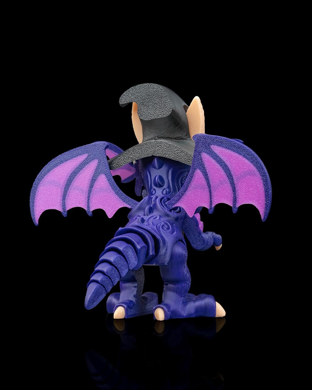 coven lord dragon figurine – witch dragon statue with cauldron | dracoween halloween dragon collectible | gothic fantasy home décor