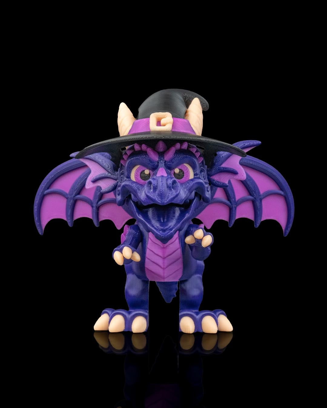 coven lord dragon figurine – witch dragon statue with cauldron | dracoween halloween dragon collectible | gothic fantasy home décor