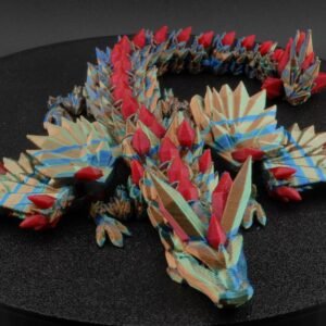 Crystal wing Articulated Dragon - Fusion Layer 3D