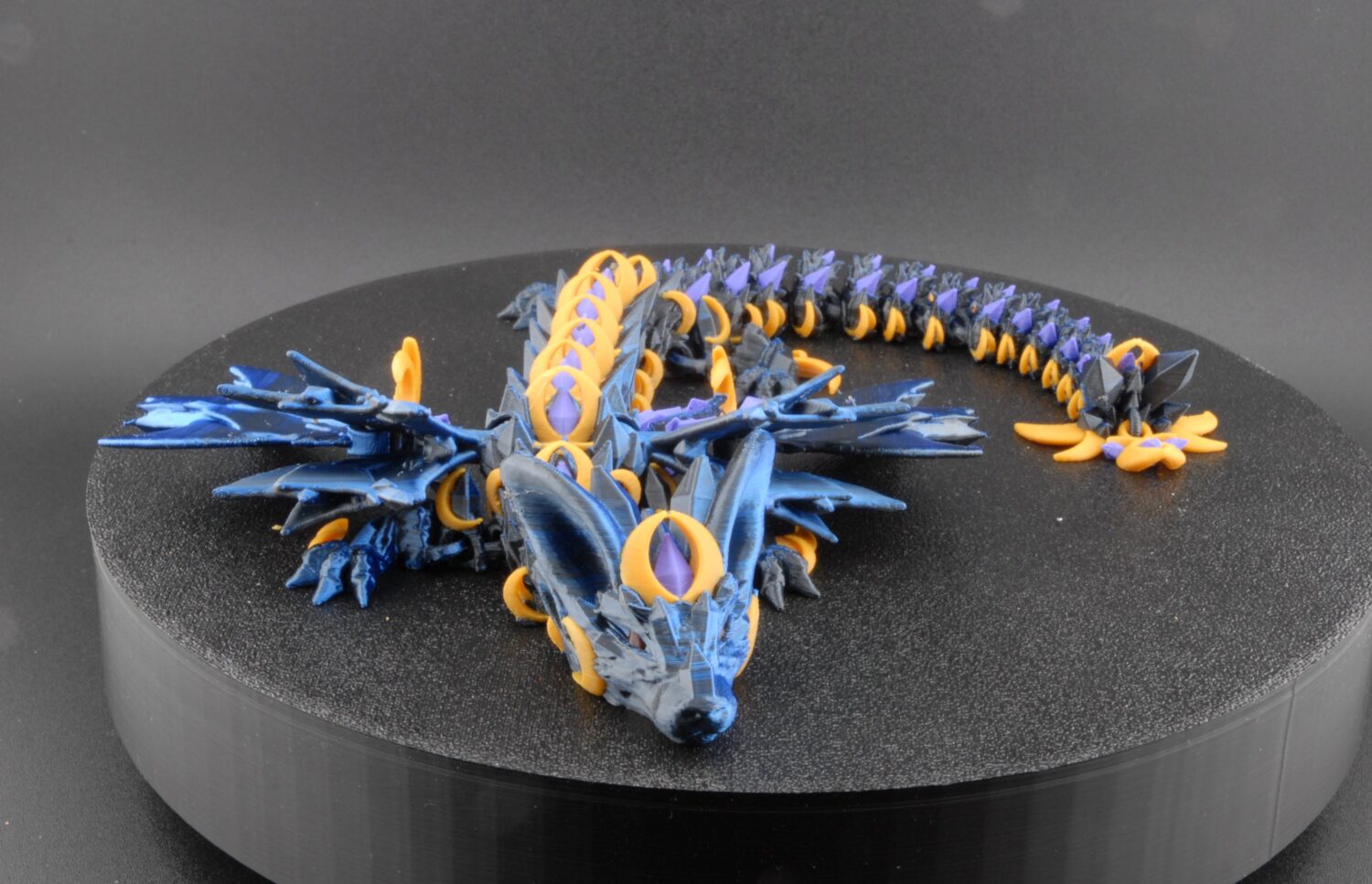 nightwing dragon – articulated fantasy dragon figurine | poseable 3d printed dragon toy | collectible mythical creature (3 sizes)