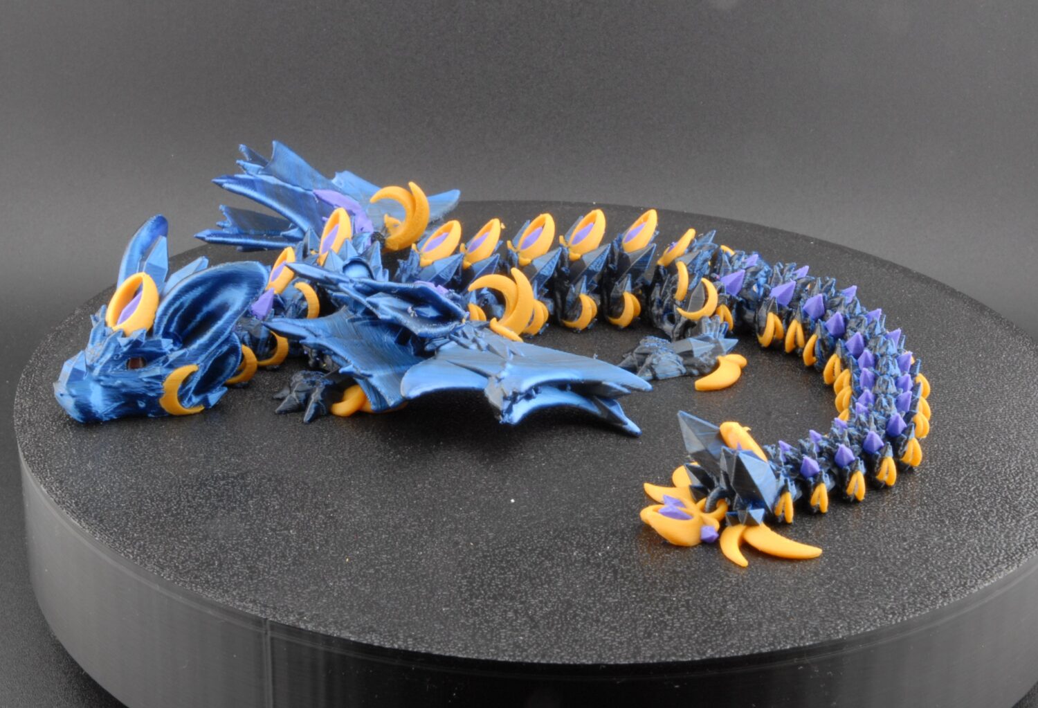 nightwing dragon – articulated fantasy dragon figurine | poseable 3d printed dragon toy | collectible mythical creature (3 sizes)