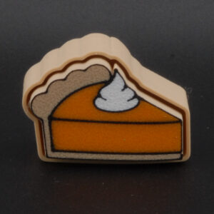 Pumpkin Pie Clicker Fidget – 3D Printed Fall Fidget Toy | Thanksgiving Stress Relief Gift | Fusion Layer 3D Dessert-Themed Fidget