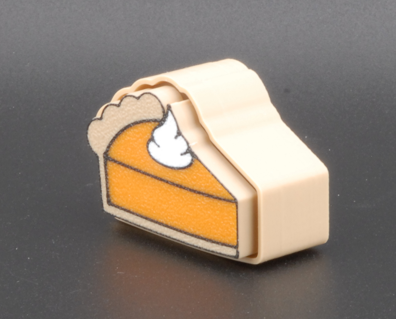 Pumpkin Pie Clicker Fidget – 3D Printed Fall Fidget Toy | Thanksgiving Stress Relief Gift | Fusion Layer 3D Dessert-Themed Fidget - Image 5