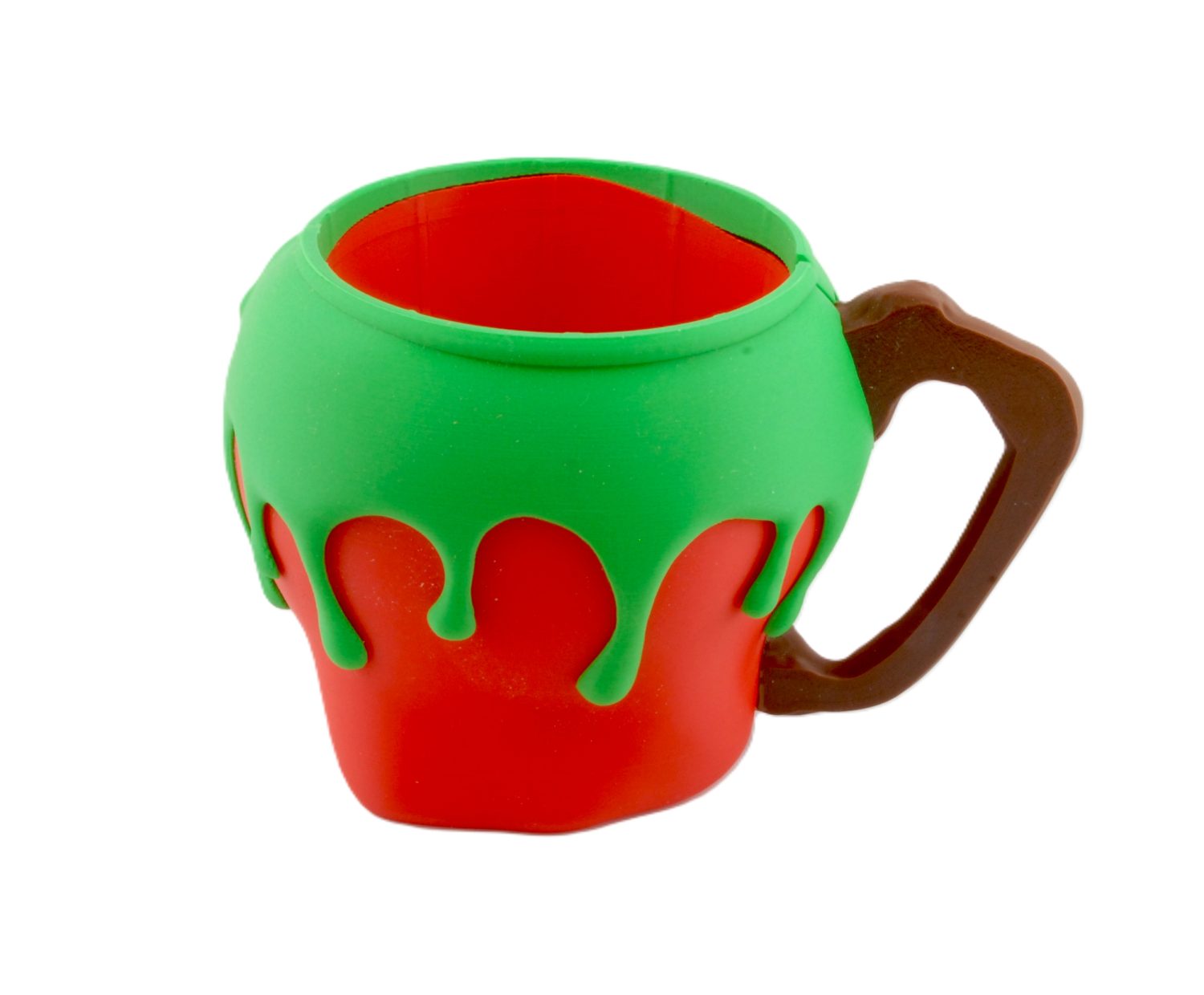 Poison Apple Ice Cream Pint Holder – 3D Printed Cozy with Skull Design | Spooky Fairytale Cup - Image 3
