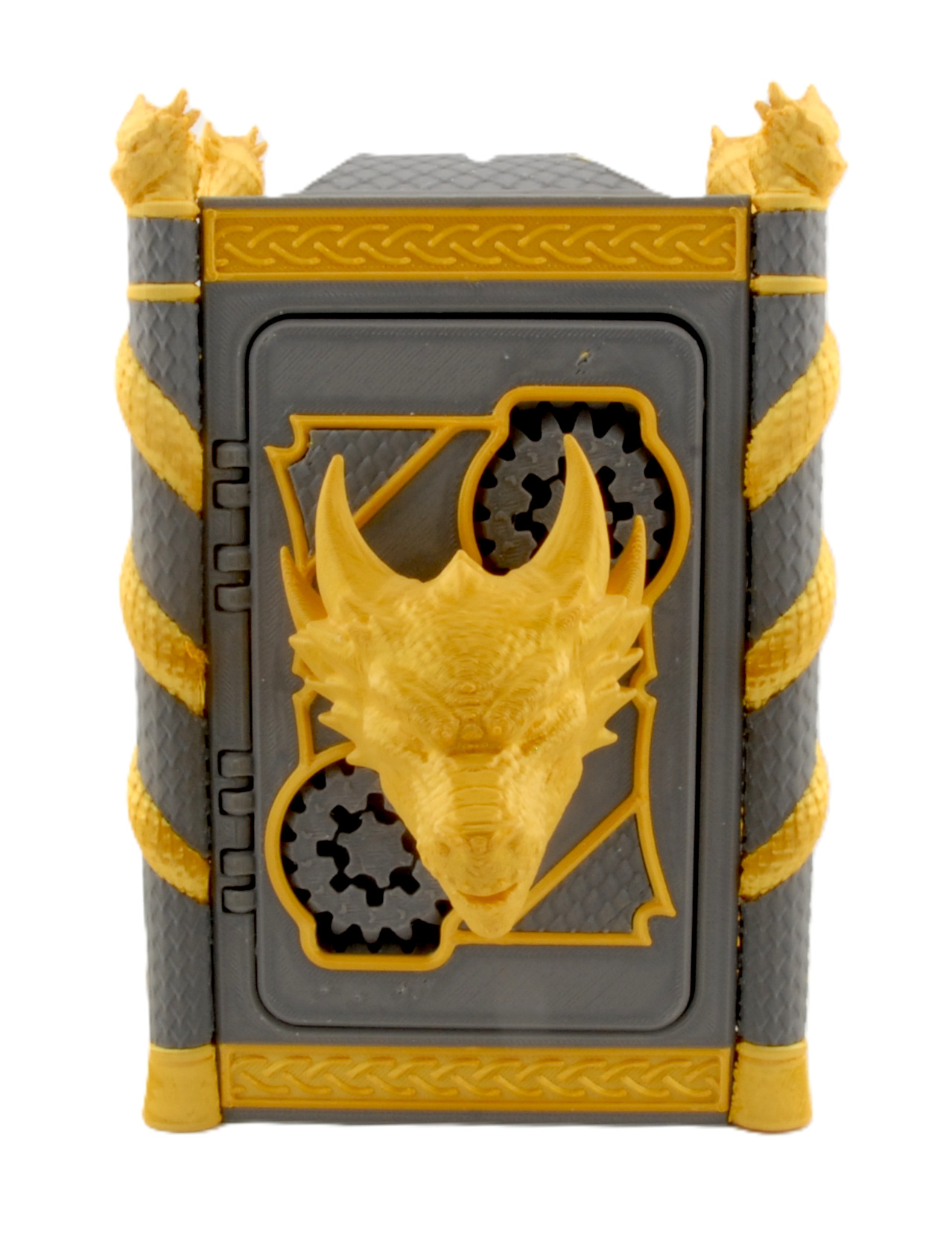Hoard Lord Coin Bank – Dragon Piggy Bank | 3D Printed Fantasy Whimsy Vaults Coin Bank | Fusion Layer 3D Collectible - Image 5