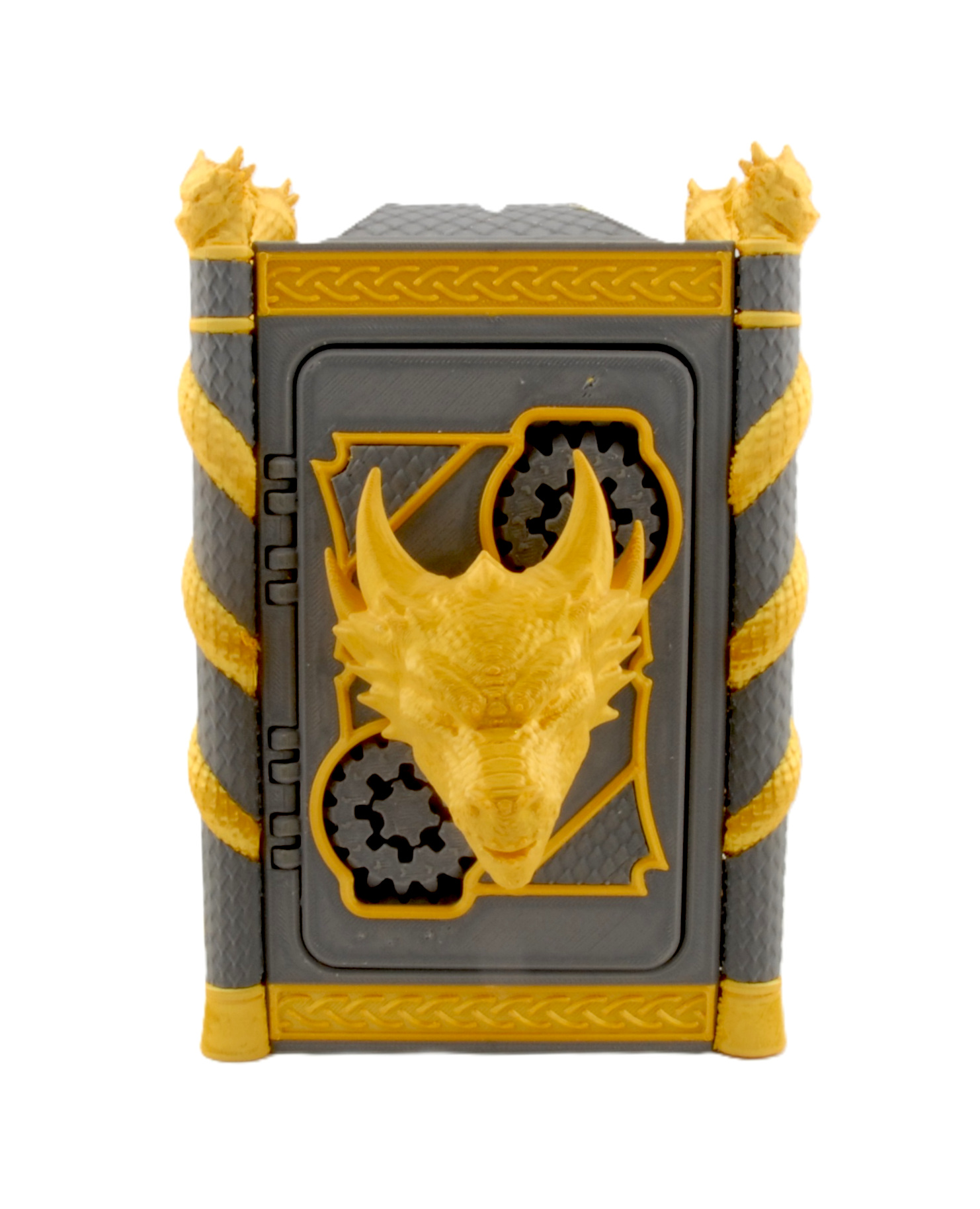 Hoard Lord Coin Bank – Dragon Piggy Bank | 3D Printed Fantasy Whimsy Vaults Coin Bank | Fusion Layer 3D Collectible - Image 9
