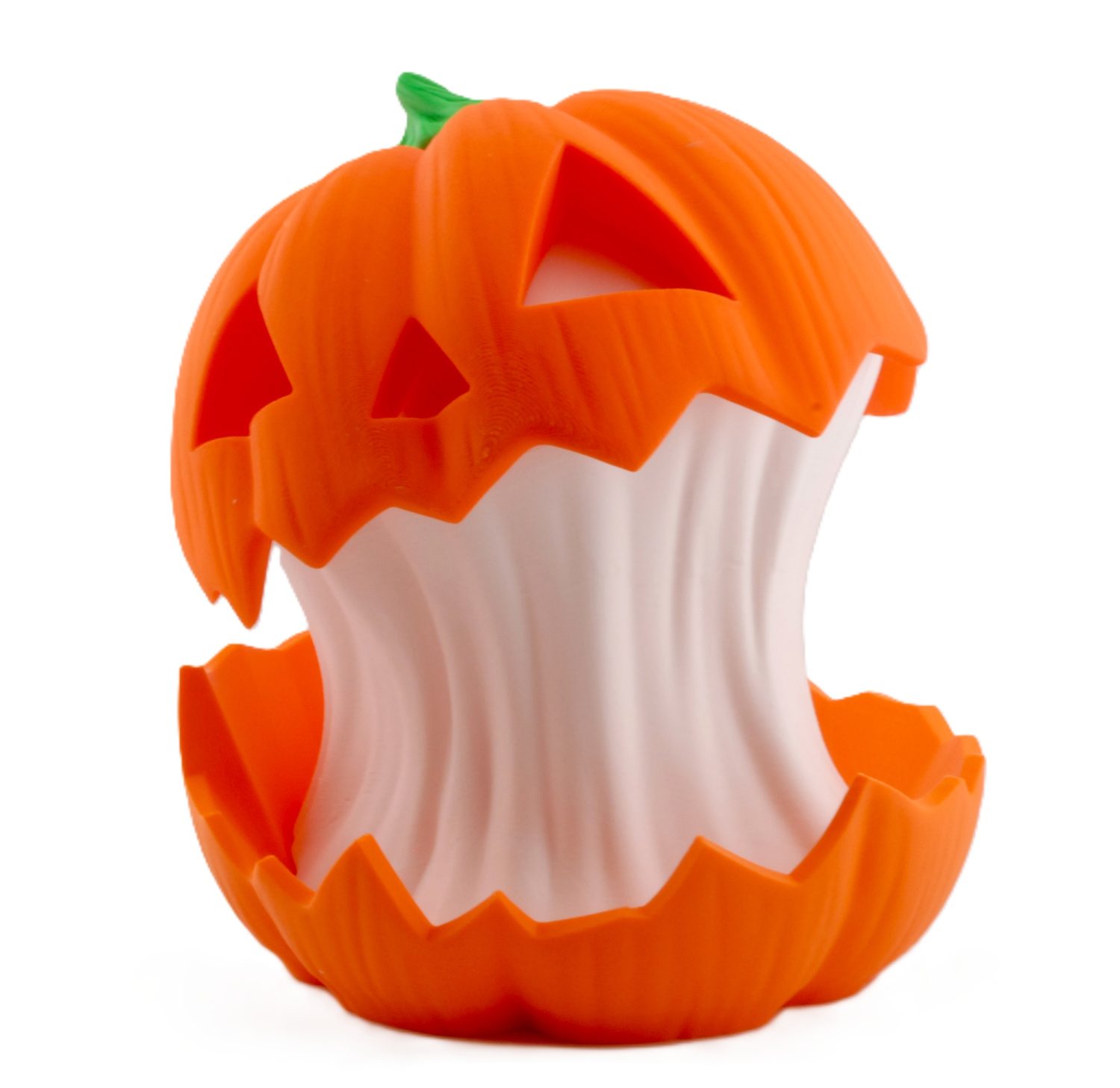 Glowgut Pumpkin Lantern Lamp – Creepy Jack-o’-Lantern Light | 3D Printed Halloween Pumpkin Décor Centerpiece - Image 3