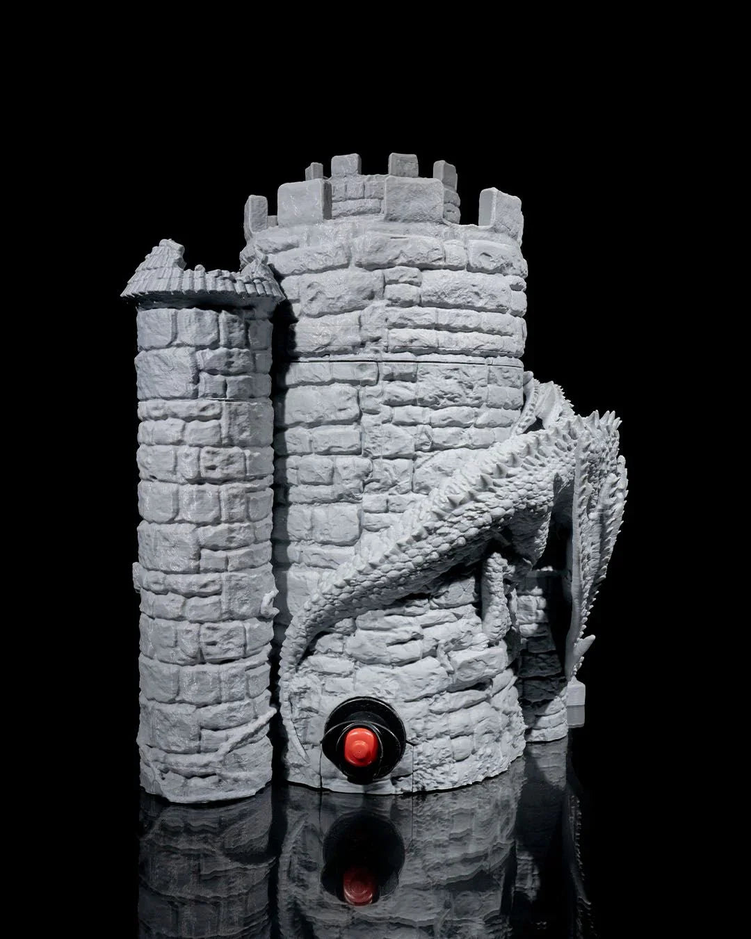 Dragon’s Keep Dice Tower & Wine Dispenser - Fusion Layer 3D