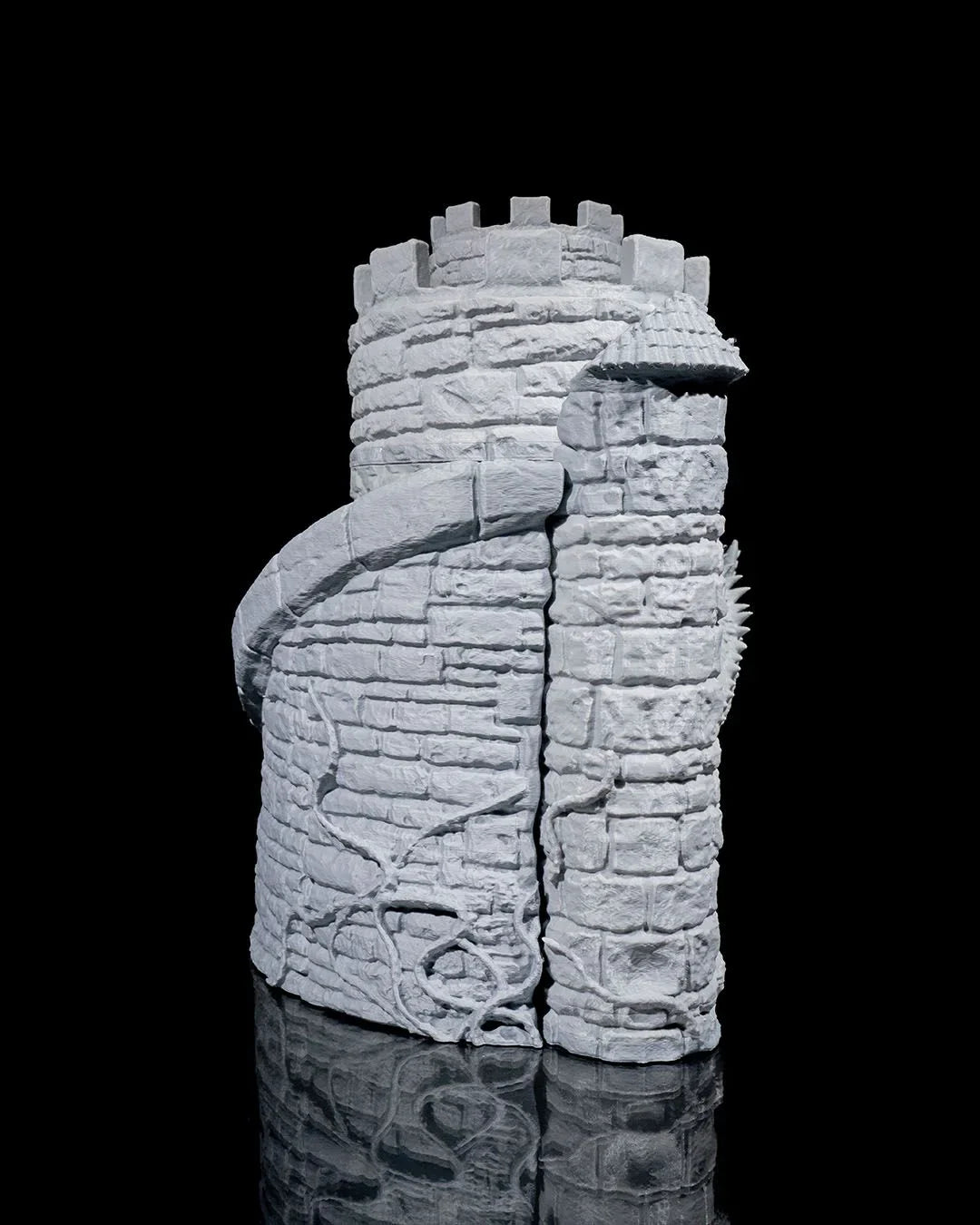 Dragon’s Keep Dice Tower & Wine Dispenser - Fusion Layer 3D