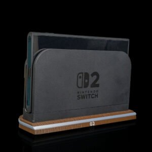 dock ’n roll – nintendo switch dock stand | stylish 3d printed dock riser for improved airflow & stability