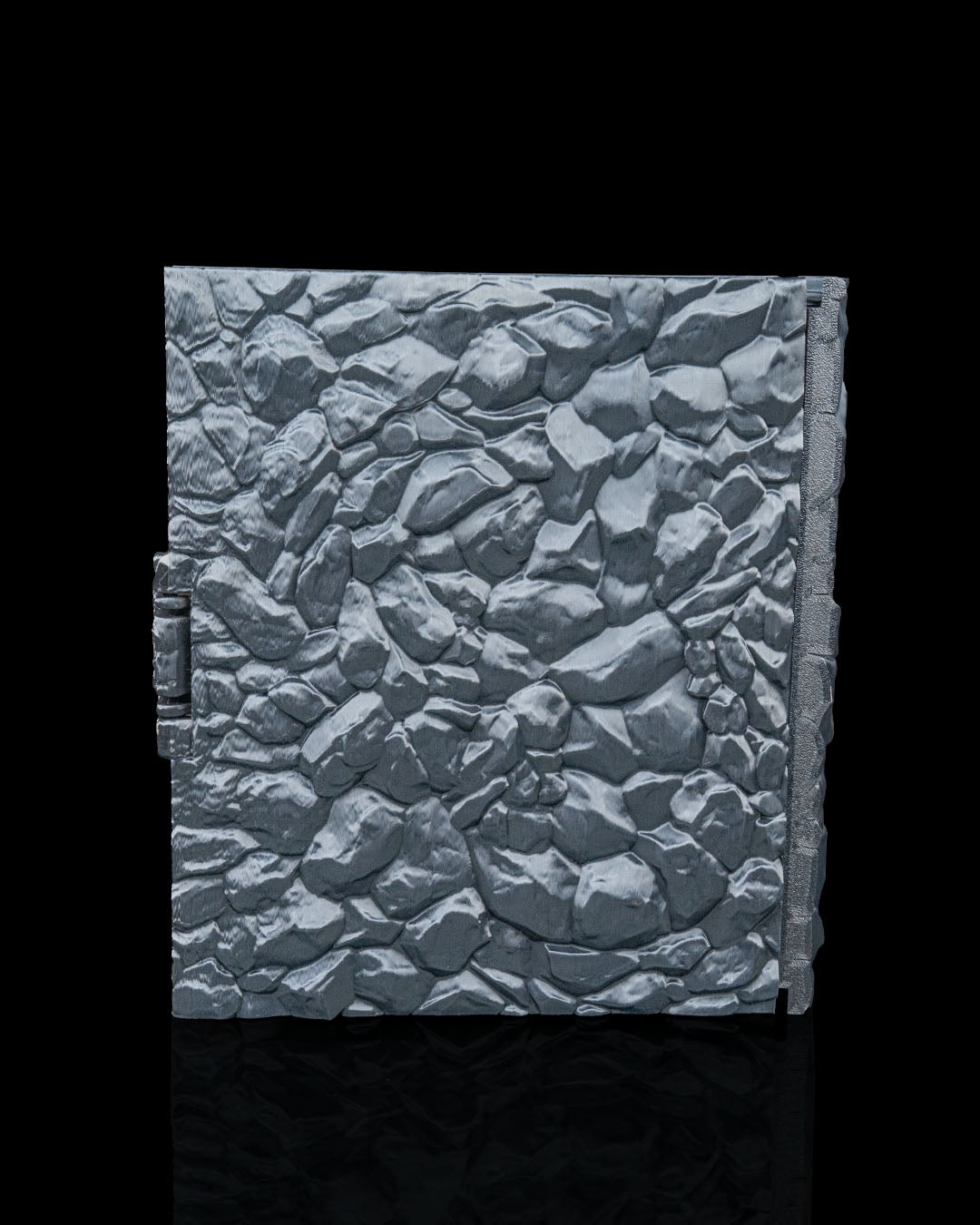 eye of stone dice box – 3d printed rpg dice storage book with tray | fantasy dice holder for dungeons & dragons, pathfinder & ttrpgs