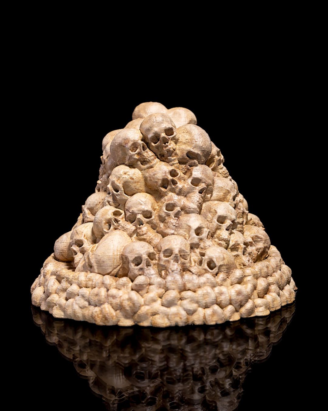 fate of the fallen controller holder – 3d printed skull pile gaming stand | compatible with ps5 & xbox