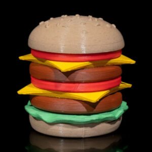 Fidget Burger – Stack, Spin & Satisfy Your Cravings! - Fusion Layer 3D