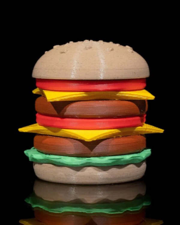 Fidget Burger – Stack, Spin & Satisfy Your Cravings! - Fusion Layer 3D