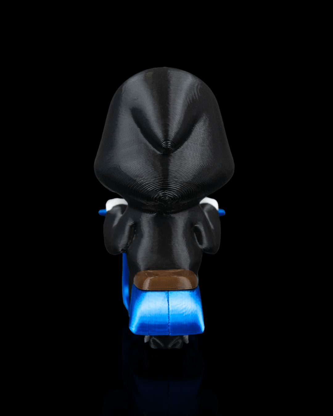 grim rider reaper figurine – cute grim reaper on scooter | 3d printed halloween collectible | killer holidays collection