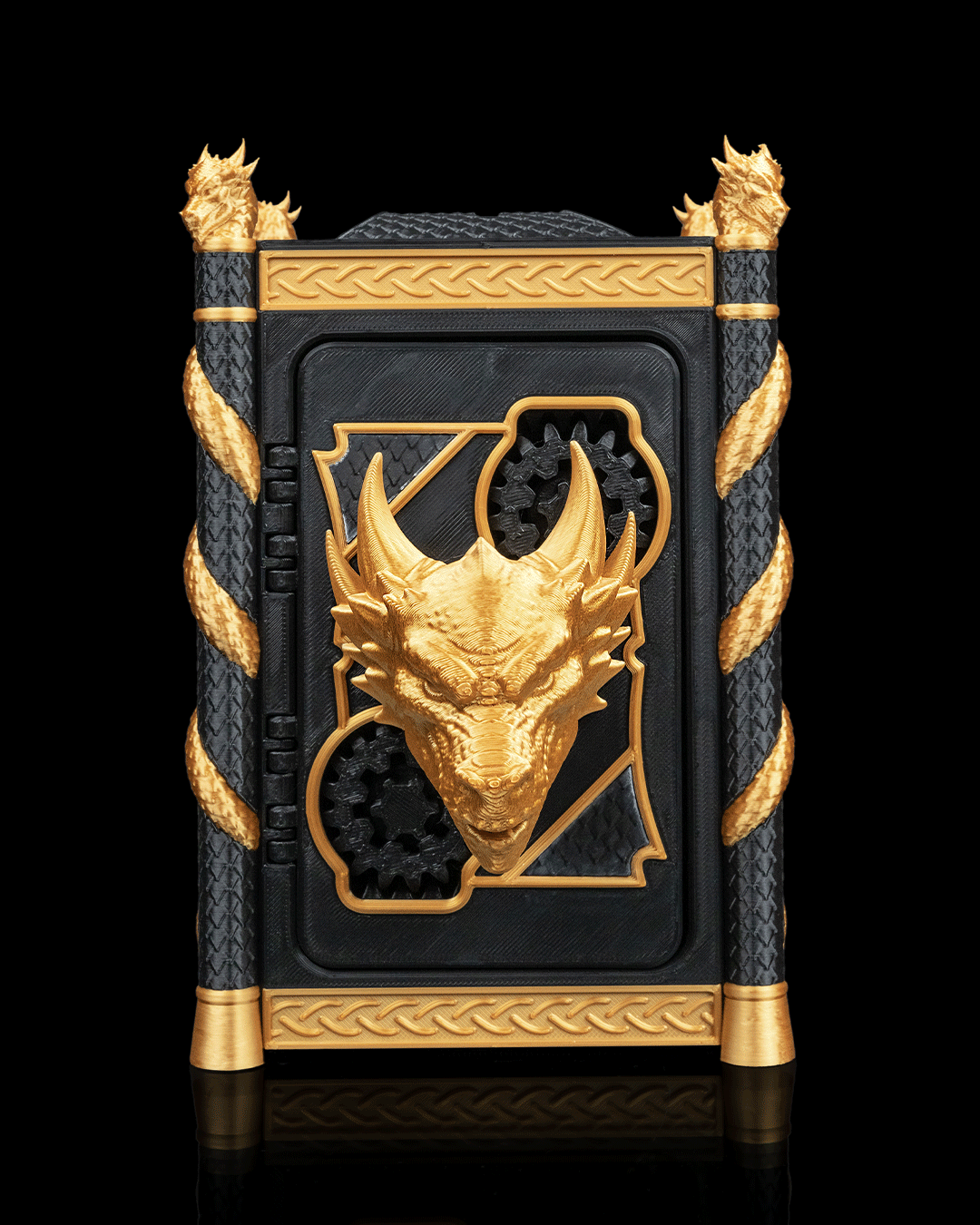 Hoard Lord Coin Bank – Dragon Piggy Bank | 3D Printed Fantasy Whimsy Vaults Coin Bank | Fusion Layer 3D Collectible - Image 12