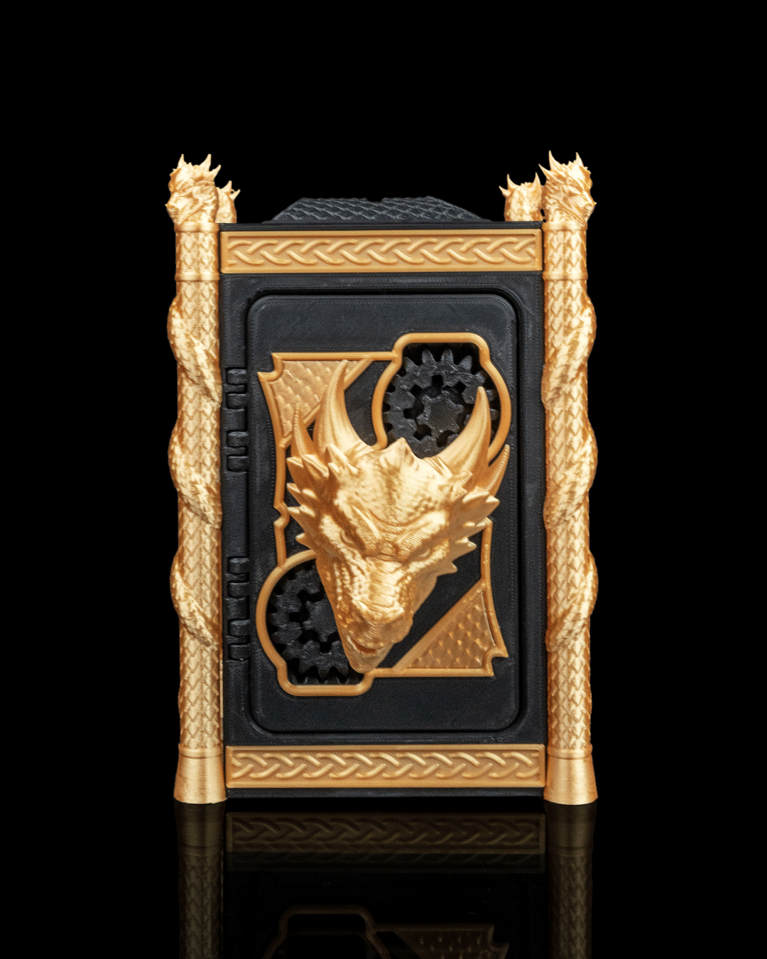 Hoard Lord Coin Bank – Dragon Piggy Bank | 3D Printed Fantasy Whimsy Vaults Coin Bank | Fusion Layer 3D Collectible - Image 14