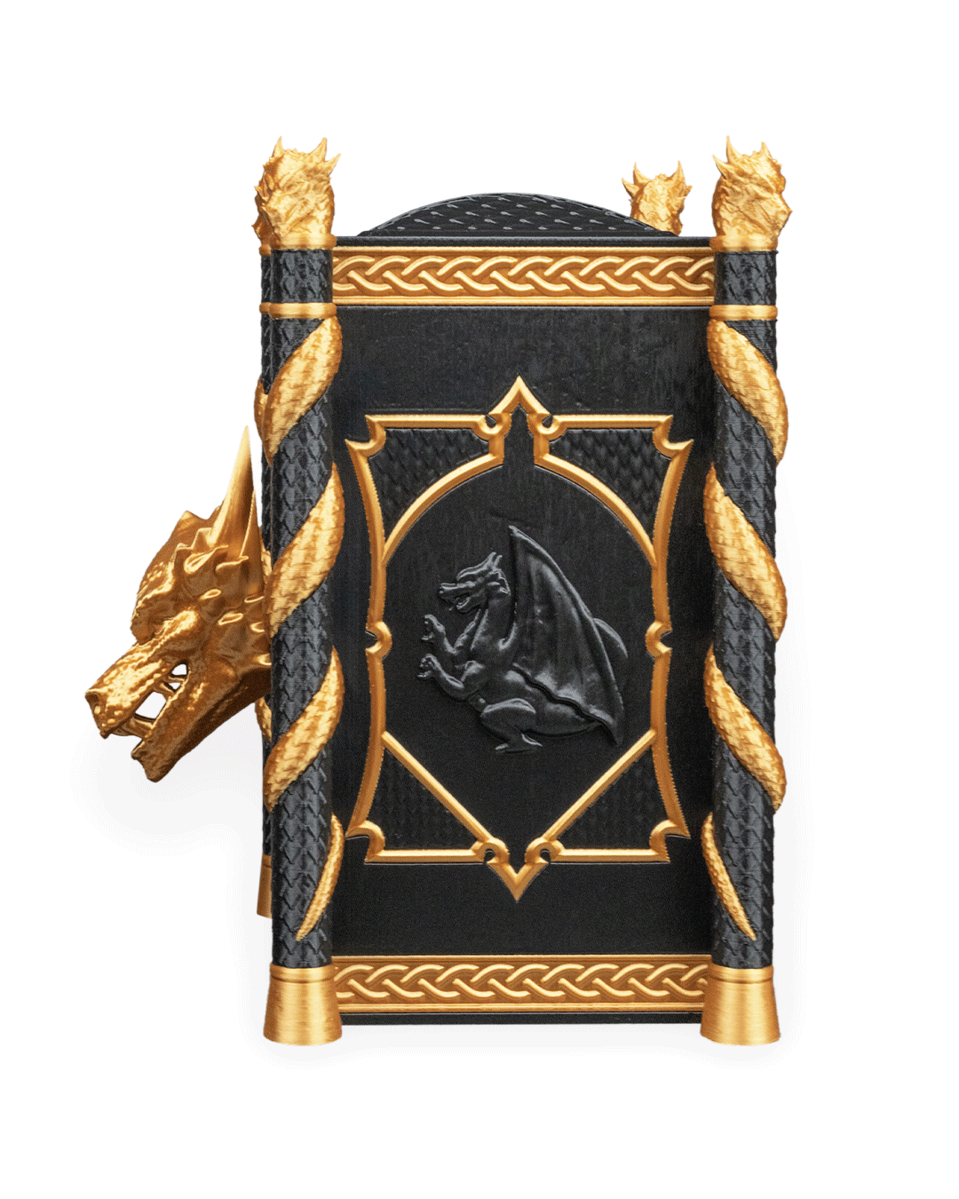 Hoard Lord Coin Bank – Dragon Piggy Bank | 3D Printed Fantasy Whimsy Vaults Coin Bank | Fusion Layer 3D Collectible - Image 18