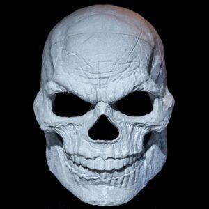 inside out skull mask – horror halloween cosplay mask | 3d printed realistic skull costume prop | available in 3 sizes