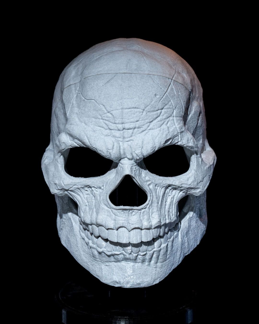 inside out skull mask – horror halloween cosplay mask | 3d printed realistic skull costume prop | available in 3 sizes