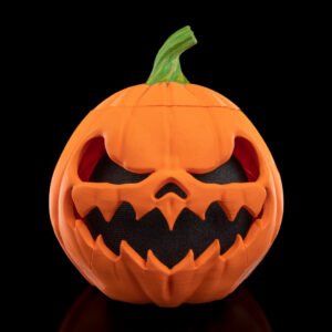 pumpkin echo dot holder – jack o’ lantern halloween speaker stand | spooky 3d printed smart speaker decor