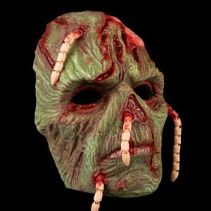 rotface zombie mask – masquerade macabre collection | 3d printed horror halloween cosplay mask in 3 sizes