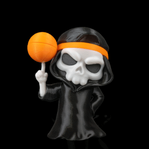 slam dunk reaper figurine – grim reaper with basketball | 3d printed halloween collectible | killer holidays collection