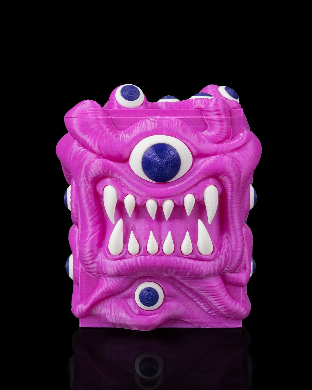 the allseer’s case – 3d printed monster deck box | multi eyed fantasy card storage for magic, pokémon, yu gi oh! & tcg players