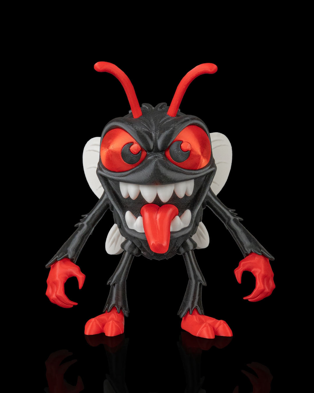 buzzkill fly monster – creepy keepers halloween figure | 3d printed horror toy | creepy cute spooky collectible