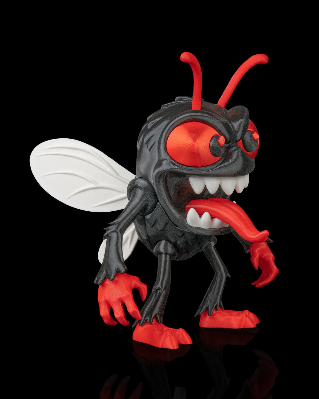 buzzkill fly monster – creepy keepers halloween figure | 3d printed horror toy | creepy cute spooky collectible